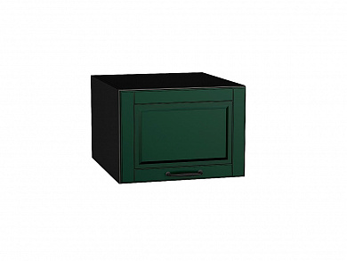 Шкаф верхний горизонтальный глубокий Дублин 358*500*574 Special Green / Graphite