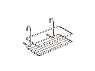 Полка одноярусная малая 100*200*155 Хром