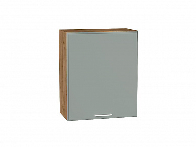 Шкаф верхний с 1-ой дверцей Квадро 716*600*321 Аквамарин / Дуб Вотан