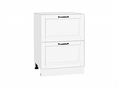 Шкаф нижний с 2-мя ящиками Дублин 816*600*478 Special White / Белый