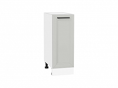 Шкаф нижний с 1-ой дверцей Нео 816*300*480 Grey Silk / Белый