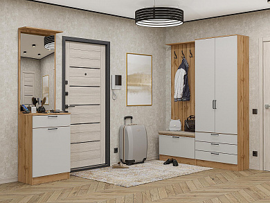 Стиль-04 2110*2200*380 Light Grey In 2S