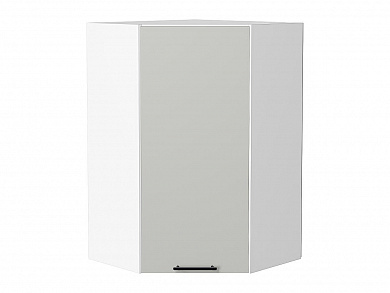Шкаф верхний угловой Лайт 920*600*600 Special Grey / Белый