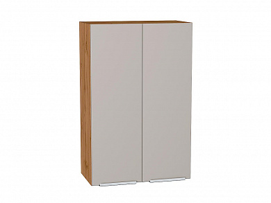 Шкаф верхний с 2-мя дверцами Фьюжн 920*600*320 Clay Silk / Дуб Вотан