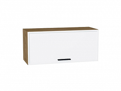 Шкаф верхний горизонтальный Фрейм 358*800*324 White Silk / Дуб Вотан