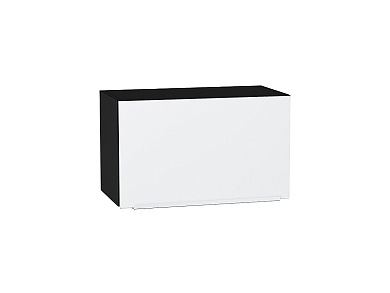 Шкаф верхний горизонтальный Фьюжн 358*600*320 Silky White / Graphite