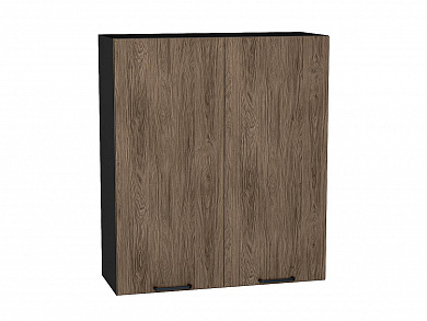 Шкаф верхний с 2-мя дверцами Флэт 920*800*318 Brown Casella Oak 2S / Graphite