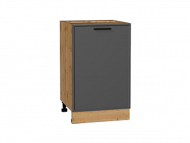 Шкаф нижний с 1-ой дверцей Фрейм 816*500*484 Stormy Silk / Дуб Вотан