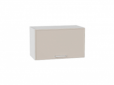 Шкаф верхний горизонтальный Квадро 358*600*321 Кашемир / Белый