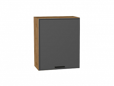 Шкаф верхний с 1-ой дверцей Фрейм 716*600*324 Stormy Silk / Дуб Вотан