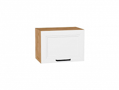 Шкаф верхний горизонтальный Нео 358*500*320 White Silk / Дуб Вотан