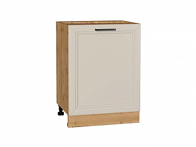 Шкаф нижний с 1-ой дверцей Нео 816*600*480 Cream Silk / Дуб Вотан