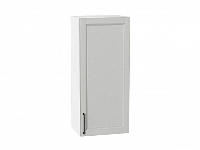 Шкаф верхний с 1-ой дверцей Сканди 920*400*320 Grey Silkwood / Белый