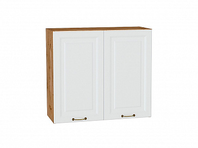 Шкаф верхний с 2-мя дверцами Ницца 716*800*318 Белый / Дуб Вотан