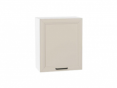 Шкаф верхний с 1-ой дверцей Нео 716*600*320 Cream Silk / Белый