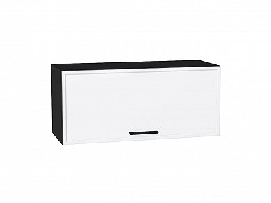 Шкаф верхний горизонтальный Фрейм 358*800*324 White Silk / Graphite