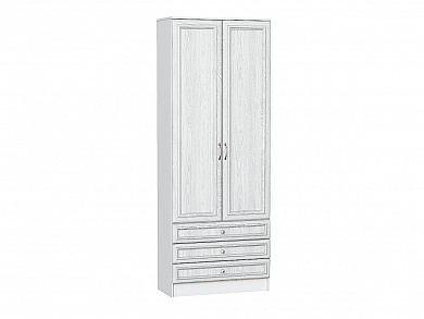 Шкаф двухстворчатый Стиль ШК-803 с ящиками 2110*800*376 White Dreamline