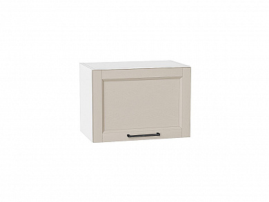 Шкаф верхний горизонтальный Сканди 358*500*320 Cream Silkwood / Белый