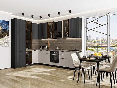 Евро Лайн-07 2340*2000/3000*600 Антрацит/Агат