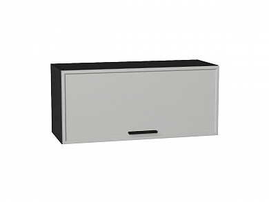 Шкаф верхний горизонтальный Фрейм 358*800*324 Grey Silk / Graphite