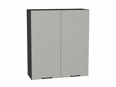 Шкаф верхний с 2-мя дверцами Флэт 920*800*318 Light Grey In 2S / Graphite