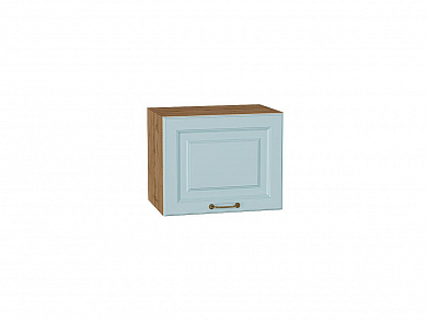 Шкаф верхний горизонтальный Ницца 358*450*318 Голубой / Дуб Вотан