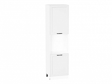 Шкаф пенал с 2-мя дверцами под технику Нео 2336*600*576 White Silk / Белый