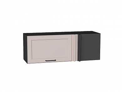 Шкаф верхний прямой угловой горизонтальный Барселона 358*1000*350 Кашемир / Graphite