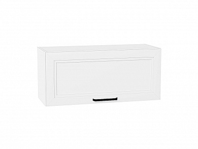 Шкаф верхний горизонтальный Нео 358*800*320 White Silk / Белый