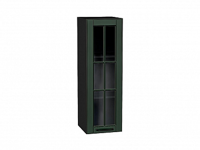 Шкаф верхний с 1-ой остекленной дверцей Дублин 920*300*318 Special Green / Graphite