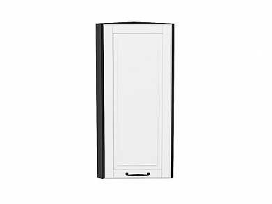 Шкаф верхний торцевой Дублин 920*300*304 Special White / Graphite