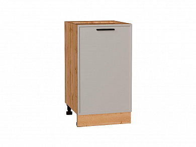 Шкаф нижний с 1-ой дверцей Фрейм 816*450*484 Clay Silk / Дуб Вотан