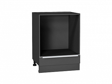 Шкаф нижний под духовку Фьюжн 816*600*476 Stormy Silk / Graphite