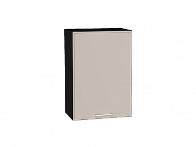 Шкаф верхний с 1-ой дверцей Квадро 716*500*321 Кашемир / Graphite