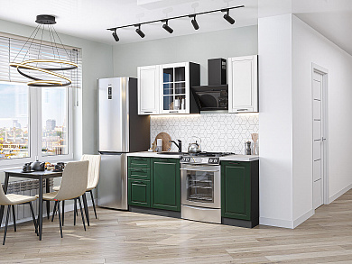 Дублин-04 2140*1300*600 Special White/Special Green