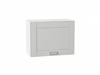 Шкаф верхний горизонтальный Лофт 458*600*320 Grey Silk / Белый