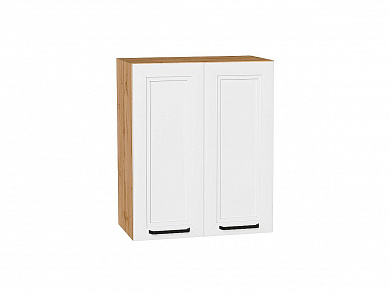 Шкаф верхний с 2-мя дверцами Нео 716*600*320 White Silk / Дуб Вотан