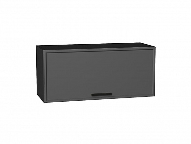 Шкаф верхний горизонтальный Фрейм 358*800*324 Stormy Silk / Graphite