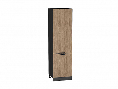 Шкаф пенал с 2-мя дверцами Флэт 2132*600*574 Natural Casella Oak 2S / Graphite