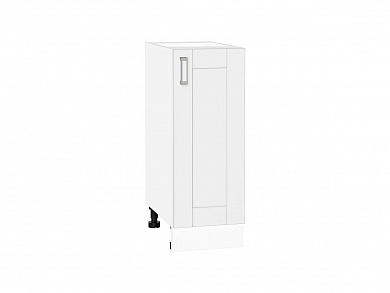 Шкаф нижний с 1-ой дверцей Лофт 816*300*480 White Silk / Белый