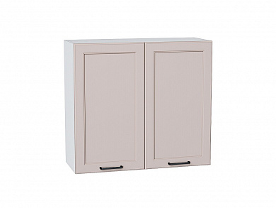 Шкаф верхний с 2-мя дверцами Барселона 716*800*324 Кашемир / Белый