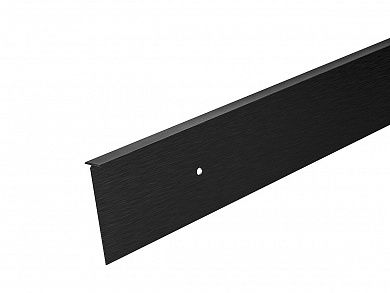 Планка для столешницы соединительная (R0) 38*600*8 МатЧерный