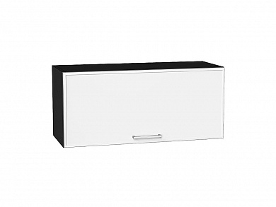 Шкаф верхний горизонтальный Квадро 358*800*321 Белый / Graphite