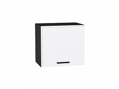 Шкаф верхний горизонтальный Фрейм 458*500*324 White Silk / Graphite