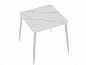 Стол Uni-Form-S.2B 800*800*750 SGrey/White Matt Marble