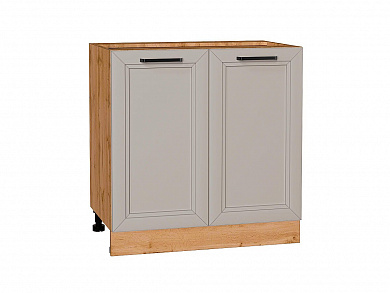 Шкаф нижний с 2-мя дверцами Нео 816*800*480 Clay Silk / Дуб Вотан
