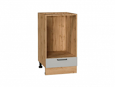 Шкаф нижний под духовку Флэт 816*450*476 Light Grey In 2S / Дуб Вотан
