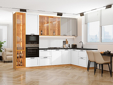 Нео-04 2340*3200/1800*600 Clay Silk/White Silk