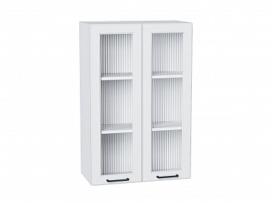 Шкаф верхний с 2-мя остекленными дверцами Барселона 920*600*324 Белый / Белый