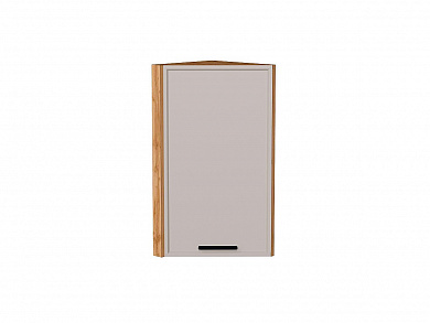 Шкаф верхний торцевой Фрейм 716*300*310 Clay Silk / Дуб Вотан